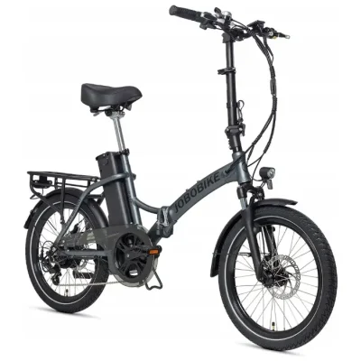 Rower elektryczny Jobobike Sam XL N11 /szary /hydraulika