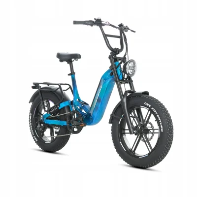 Rower elektryczny JOBOBIKE Vortex 15Ah / niebieski - obrazek 2